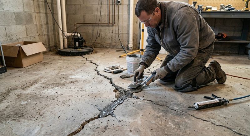 Cracked Basement Floor Repair in Punta Gorda, FL