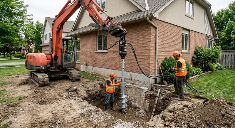 Helical Pile Installation in Punta Gorda, FL
