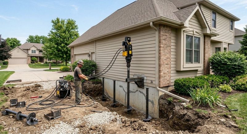 Helical Pile Installation in Punta Gorda, FL