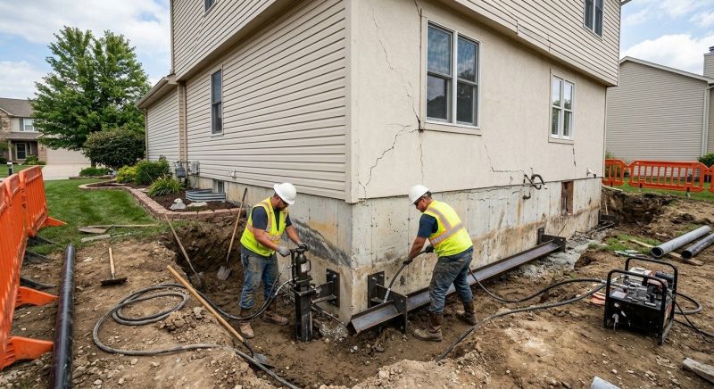 Sinking Foundation Repair in Englewood, FL