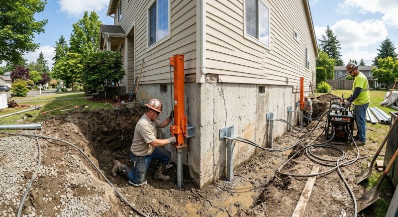 Sinking Foundation Repair in Englewood, FL